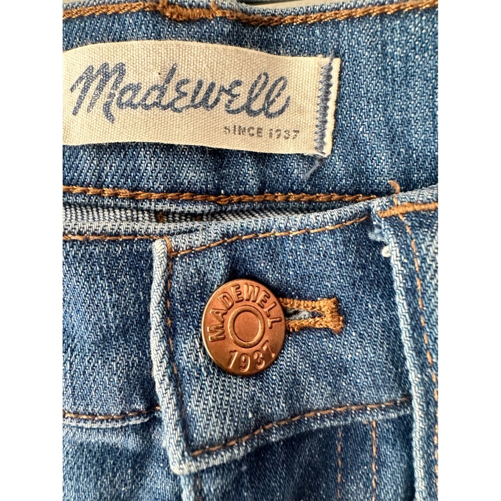 Madewell Flea Market Flare Jeans Medium Wash High Rise C2519 Blue Denim 27 - Picture 4 of 8